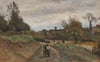 Gouvieux, paysan et paysanne, chemin et village de Chaumières