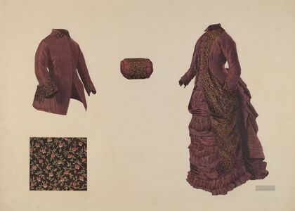 Gown, Coat, and Muff