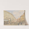 Graben in Wien mit dem Leopoldsbrunnen (1878) by Franz Alt
