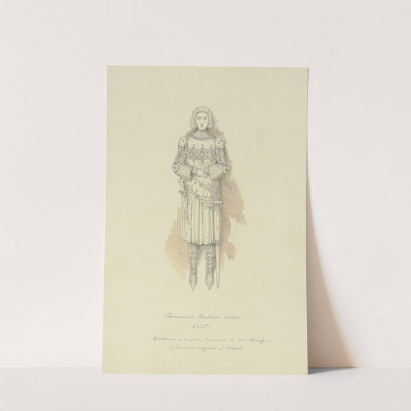 Grabstein des Thomasius Buldan in der Basilica di San Domenico Maggiore in Neapel by Franz Graf von Pocci