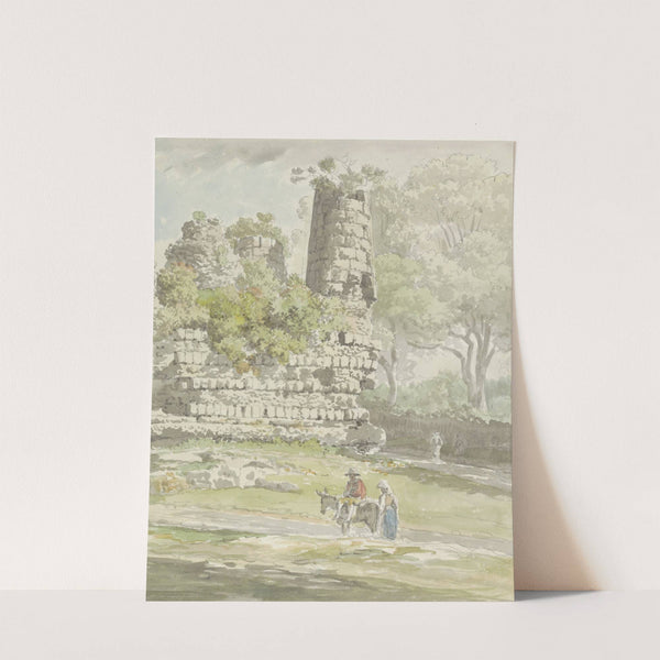Graf van de Horatii aan de Via Appia (1789) by Carlo Labruzzi