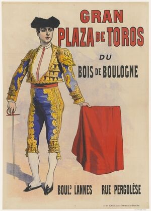 Gran plaza de toros du Bois de Boulogne. Boul. Lannes, rue Pergolèse (1889)