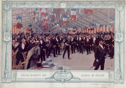 Grand Banquet 1900 Maires de France (1900) — size preview