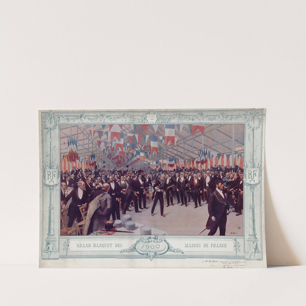 Grand Banquet 1900 Maires de France (1900) by Raoul Arus