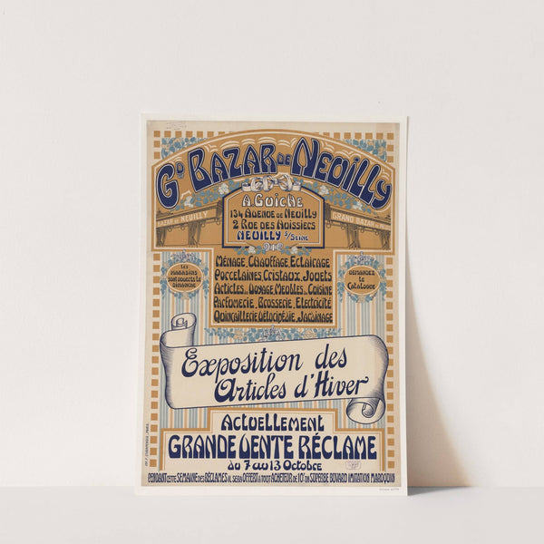 Grand Bazar de Neuilly. A. Guiche (1912) by Imp. F. Champenois