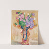 Grand bouquet au vase en porcelaine by Louis Valtat