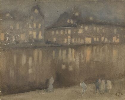 Grand Canal, Amsterdam: Nocturne — size preview
