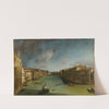 Grand Canal from Palazzo Balbi towards the Rialto by Canaletto