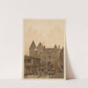 Grand Châtelet. Vue prise de la rue Saint-Denis (1915-1945) by Fédor Hoffbauer