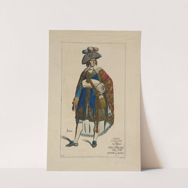 Grand costume des membres du directoire exéc[utif] 1795-1799. (Estampe du temps.) by Raphaël Jacquemin