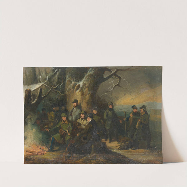 Grand ducal hunting party by Johann Baptist Kirner