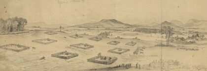 Grand review of Gen. N.P. Banks’s Corps at Little Washington, Va.