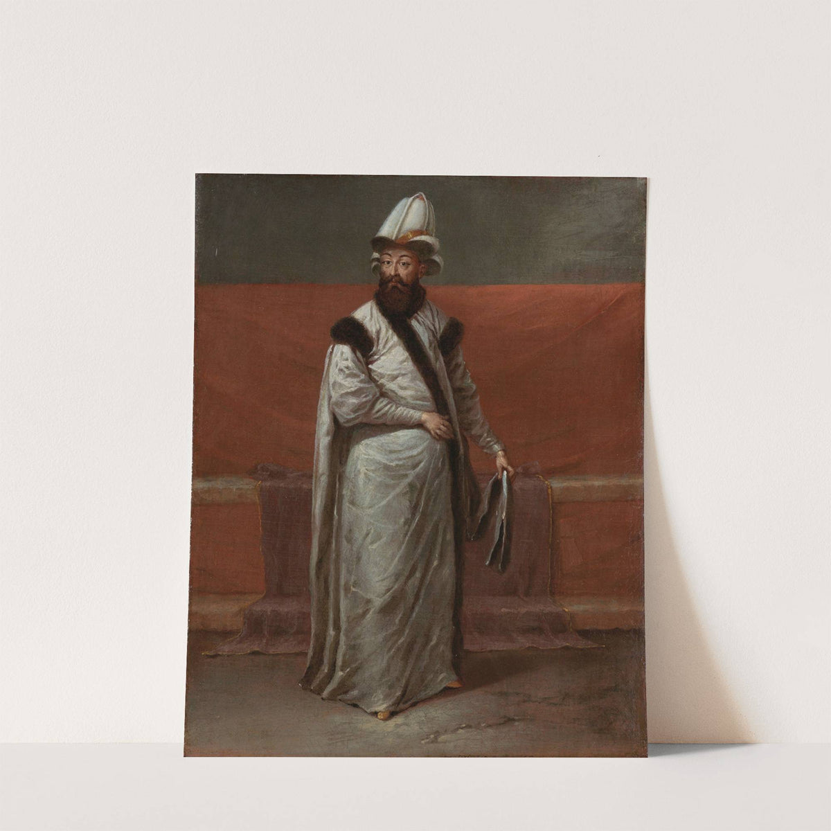 Grand Vizier Nevşehirli Damat Ĭbrahim Pasa by Jean Baptiste Vanmour