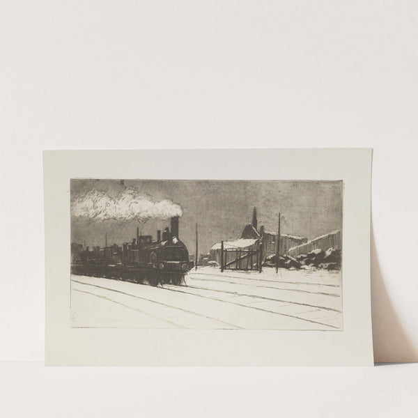 Grande locomotive (1888) by Henri-Charles Guérard