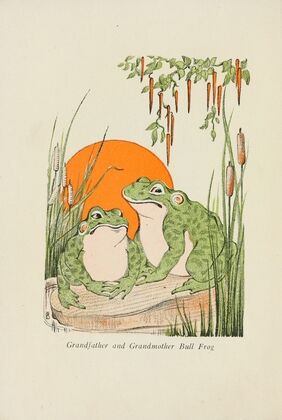 Grandfather and Grandmother bull frog