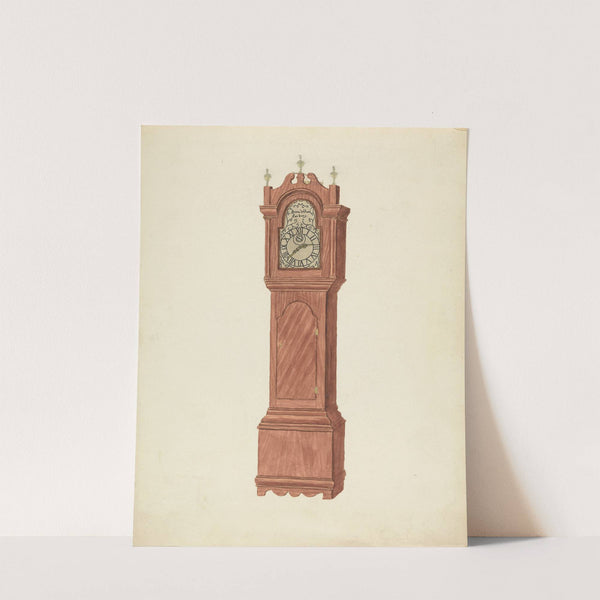 Grandfather Clock by Walter W. Jennings