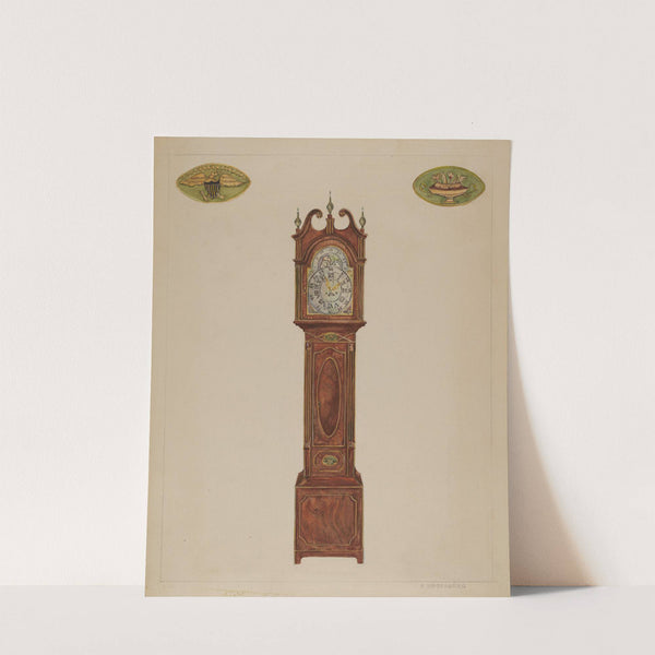 Grandfather Clock by A. Zaidenberg
