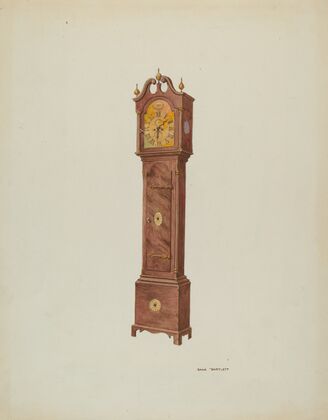 Grandfather Clock, Angular View