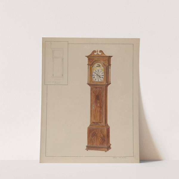 Grandfather&#039;s Clock (Timepiece) by Francis Law Durand