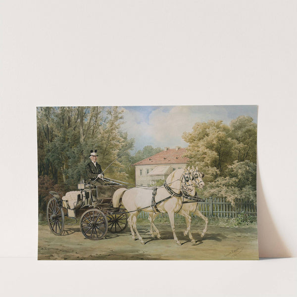 “Grandma’s coach” – Coach of Zofia nee Branicki, wife of Artur Potocki (1871) by Juliusz Kossak