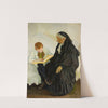 Grandmother with her grandson by Konrad Krzyżanowski