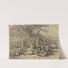 Grape harvest (ca. 1856) by Jakob Becker