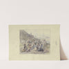 Grape harvest (ca. 1856) by Jakob Becker