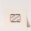 Graphic design drawings for Barricini Candy packages.] [Study, ‘French Chocolates’ candy box, pink and black (1948) by Winold Reiss