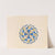 Graphic design drawings for Barricini Candy packages.] [Study, wheel pattern lid design in blue, yellow, and gold (1948) by Winold Reiss