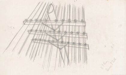 Graphic designs for Fortune magazine. Study of telephone poles