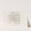Graphic designs for Fortune magazine. Study of telephone poles by Winold Reiss