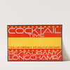 Graphic designs for Longchamps Restaurants.] [Cocktail card by Winold Reiss