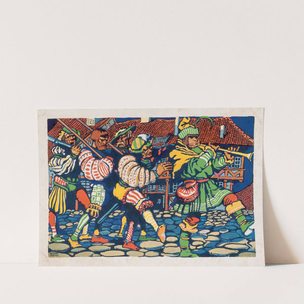 [Graphic designs for the Modern Art Collector Magazine.] [Medieval festival theme by Winold Reiss