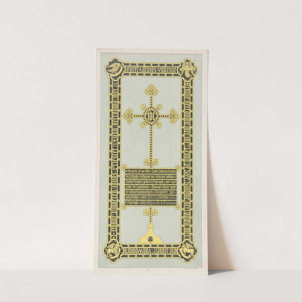 Grave plate of Charles-Louis Van Renynghe (1871) by Auguste Ancot
