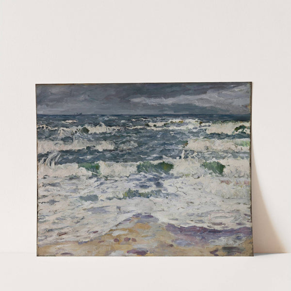 Gray Day at the Sea (1907) by Max Beckmann