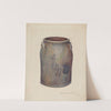 Gray Stoneware Crock by Luella Schroeder