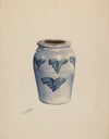 Gray Stoneware Crock
