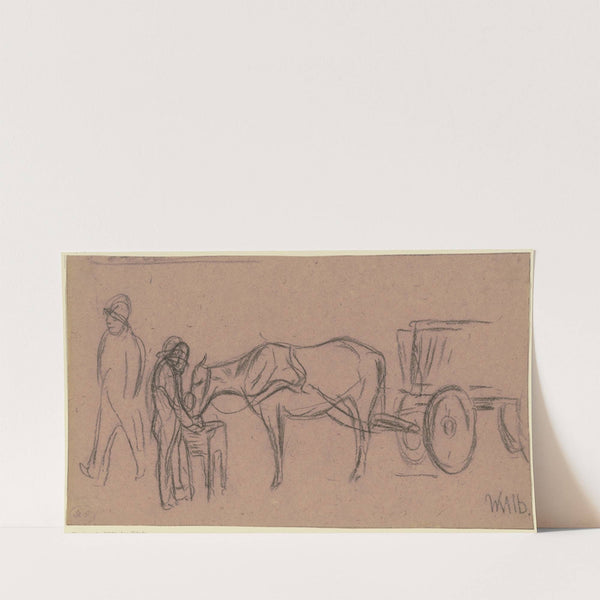 Grazing draught animal by Wilhelm Kalb