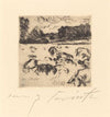 Grazing Sheep (Weidende Schafe) (1916)