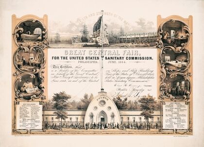 Great central fair, for the United States Sanitary Commission. Philadelphia, June, 1864 (1864)