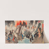 Great Fierce Battle at Jiuliancheng (1904) by Watanabe Nobukazu