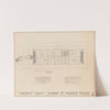Greater Sarasota Chamber of Commerce building, North Tamiami Trail, Sarasota, Florida, First floor plan by Victor Alfred Lundy