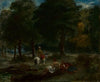 Greek Cavalry Men Resting in Forest (1858)