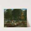 Greek Cavalry Men Resting in Forest (1858) by Eugène Delacroix