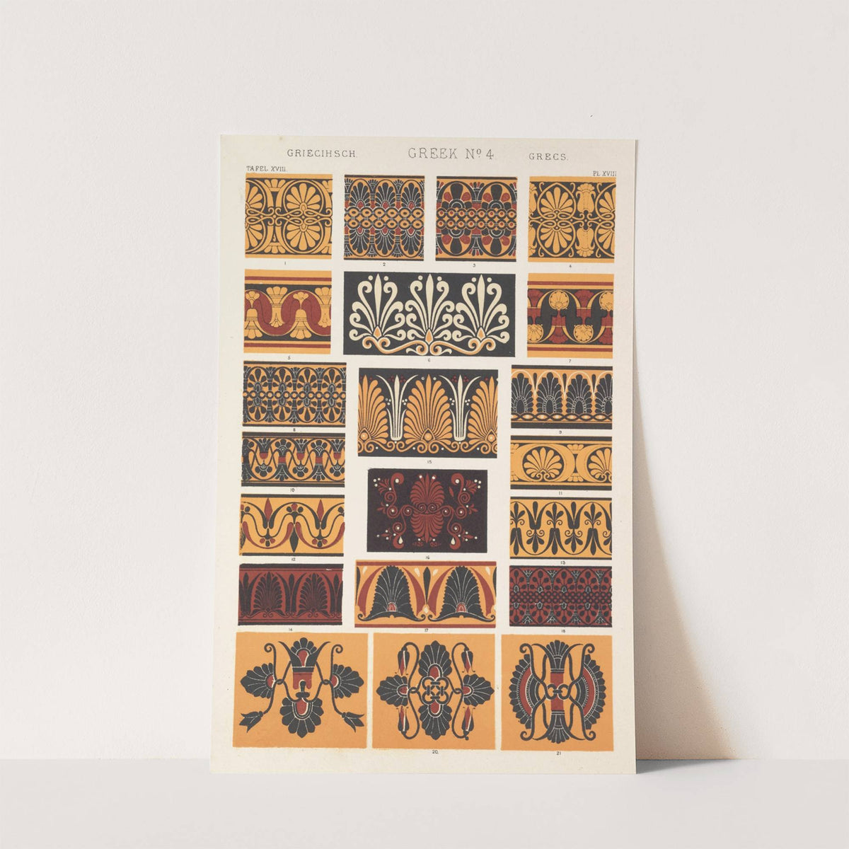 Greek No.4 (1856) by Owen Jones