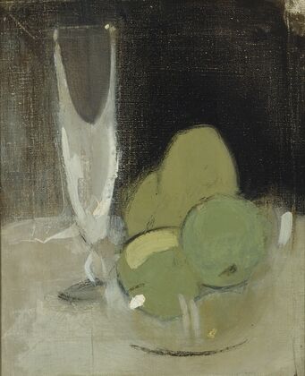 Green Apples And Champagne Glass