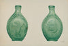 Green Glass Flask