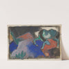 Green Horse in Landscape (1912) by Franz Marc