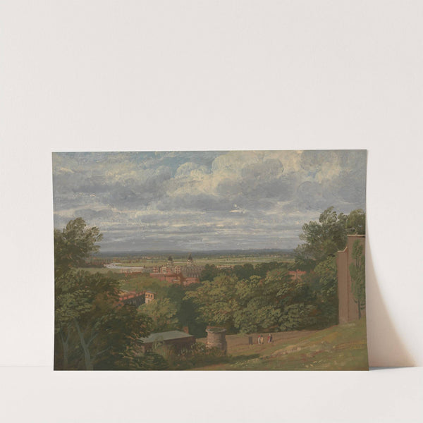 Greenwich Hospital from the Observatory with a Distant View of London by Thomas Hofland