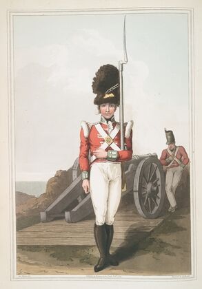 Grenadier, or the first West York militia, Plate 25